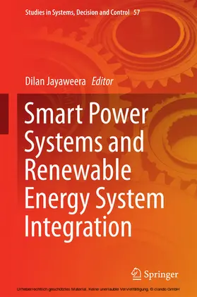 Jayaweera | Smart Power Systems and Renewable Energy System Integration | E-Book | sack.de