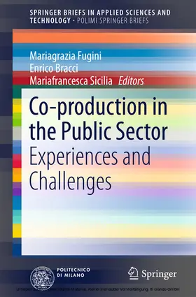 Fugini / Bracci / Sicilia |  Co-production in the Public Sector | eBook | Sack Fachmedien