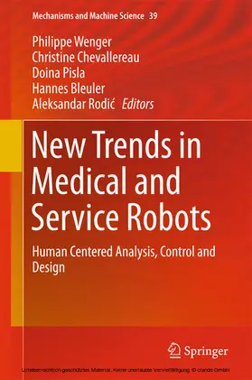 Wenger / Chevallereau / Pisla |  New Trends in Medical and Service Robots | eBook | Sack Fachmedien