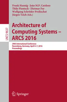 Hannig / Cardoso / Pionteck | Architecture of Computing Systems -- ARCS 2016 | E-Book | sack.de