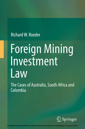 Roeder | Foreign Mining Investment Law | E-Book | www2.sack.de