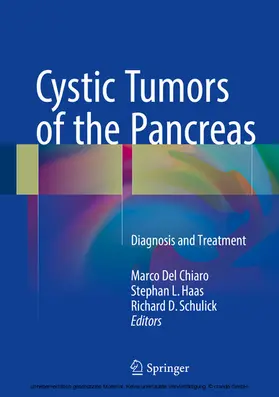 Del Chiaro / Haas / Schulick | Cystic Tumors of the Pancreas | E-Book | sack.de