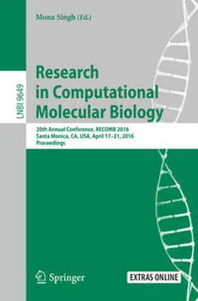 Singh | Research in Computational Molecular Biology | E-Book | www2.sack.de