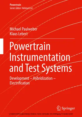 Paulweber / Lebert |  Powertrain Instrumentation and Test Systems | eBook | Sack Fachmedien