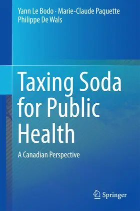 Le Bodo / Paquette / De Wals | Taxing Soda for Public Health | E-Book | sack.de