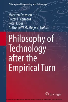 Franssen / Vermaas / Kroes | Philosophy of Technology after the Empirical Turn | E-Book | sack.de
