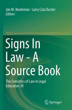 Catá Backer / Broekman |  Signs In Law - A Source Book | Buch |  Sack Fachmedien