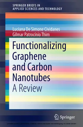 Ferreira / Cividanes / Brito |  Functionalizing Graphene and Carbon Nanotubes | eBook | Sack Fachmedien