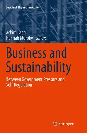 Murphy / Lang |  Business and Sustainability | Buch |  Sack Fachmedien
