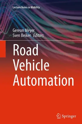 Beiker / Meyer |  Road Vehicle Automation | Buch |  Sack Fachmedien
