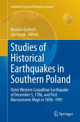 Kozák / Guterch |  Studies of Historical Earthquakes in Southern Poland | Buch |  Sack Fachmedien