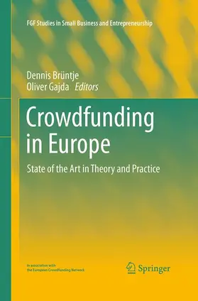 Gajda / Brüntje |  Crowdfunding in Europe | Buch |  Sack Fachmedien