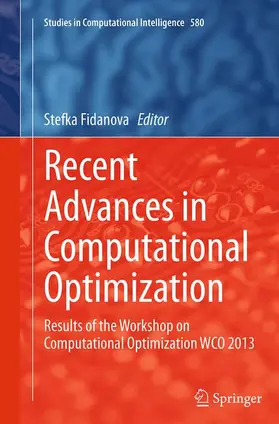 Fidanova |  Recent Advances in Computational Optimization | Buch |  Sack Fachmedien