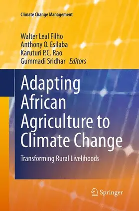 Leal Filho / Sridhar / Esilaba |  Adapting African Agriculture to Climate Change | Buch |  Sack Fachmedien