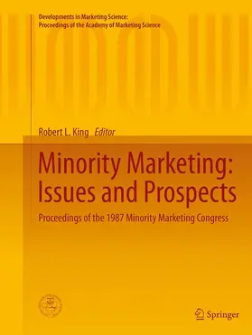 King |  Minority Marketing: Issues and Prospects | Buch |  Sack Fachmedien