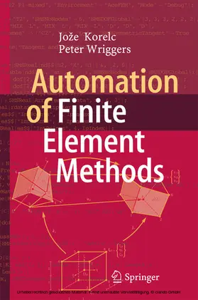 Korelc / Wriggers | Automation of Finite Element Methods | E-Book | sack.de