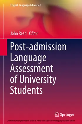 Read |  Post-admission Language Assessment of University Students | eBook | Sack Fachmedien