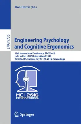 Harris |  Engineering Psychology and Cognitive Ergonomics | Buch |  Sack Fachmedien