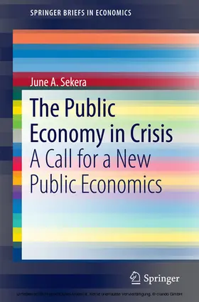 Sekera | The Public Economy in Crisis | E-Book | sack.de