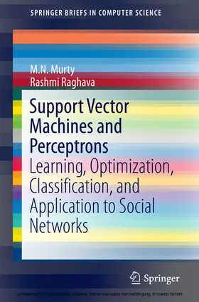 Murty / Raghava | Support Vector Machines and Perceptrons | E-Book | sack.de