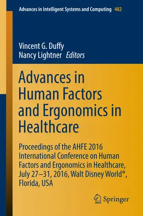 Duffy / Lightner |  Advances in Human Factors and Ergonomics in Healthcare | eBook | Sack Fachmedien