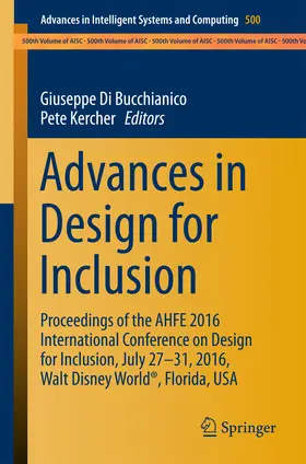 Di Bucchianico / Kercher | Advances in Design for Inclusion | E-Book | sack.de