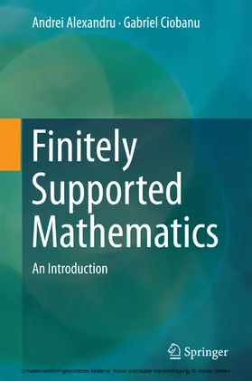 Alexandru / Ciobanu | Finitely Supported Mathematics | E-Book | sack.de