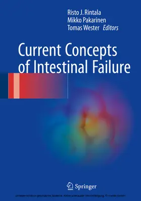 Rintala / Pakarinen / Wester | Current Concepts of Intestinal Failure | E-Book | sack.de