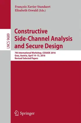 Oswald / Standaert | Constructive Side-Channel Analysis and Secure Design | Buch | 978-3-319-43282-3 | sack.de