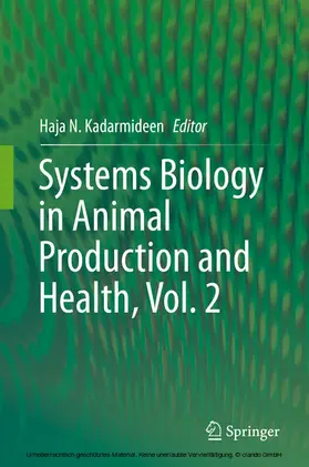 Kadarmideen | Systems Biology in Animal Production and Health, Vol. 2 | E-Book | sack.de