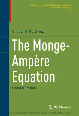 Gutiérrez / Gutierrez | The Monge-Ampère Equation | E-Book | sack.de