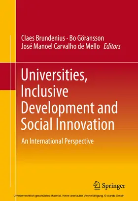 Brundenius / Göransson / Carvalho de Mello |  Universities, Inclusive Development and Social Innovation | eBook | Sack Fachmedien