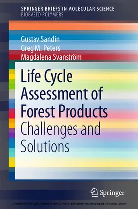 Sandin / M. Peters / Peters | Life Cycle Assessment of Forest Products | E-Book | sack.de