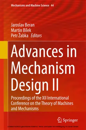 Beran / Bílek / Žabka |  Advances in Mechanism Design II | eBook | Sack Fachmedien
