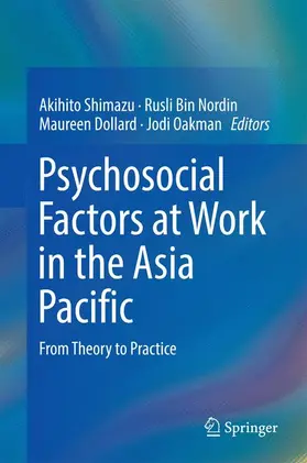 Shimazu / Oakman / Bin Nordin |  Psychosocial Factors at Work in the Asia Pacific | Buch |  Sack Fachmedien