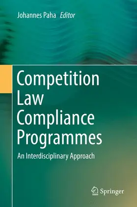 Paha |  Competition Law Compliance Programmes | Buch |  Sack Fachmedien