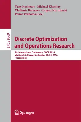 Kochetov / Khachay / Beresnev |  Discrete Optimization and Operations Research | Buch |  Sack Fachmedien
