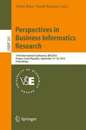 Repa / Repa / Bruckner | Perspectives in Business Informatics Research | E-Book | www2.sack.de