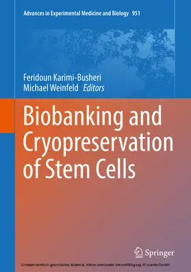 Karimi-Busheri / Weinfeld |  Biobanking and Cryopreservation of Stem Cells | eBook | Sack Fachmedien