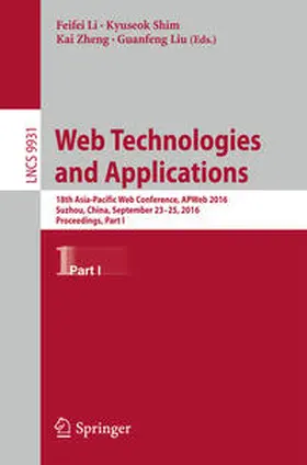 Li / Shim / Zheng |  Web Technologies and Applications | eBook | Sack Fachmedien
