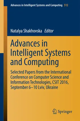 Shakhovska |  Advances in Intelligent Systems and Computing | eBook | Sack Fachmedien