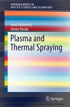 Ružbarský / Ruzbarský / Panda |  Plasma and Thermal Spraying | eBook | Sack Fachmedien