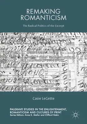 LeGette |  Remaking Romanticism | eBook | Sack Fachmedien