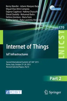 Mandler / Marquez-Barja / Somov |  Internet of Things. IoT Infrastructures | eBook | Sack Fachmedien