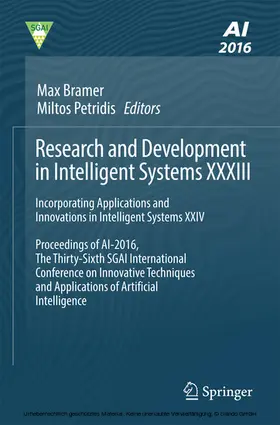 Bramer / Petridis |  Research and Development in Intelligent Systems XXXIII | eBook | Sack Fachmedien