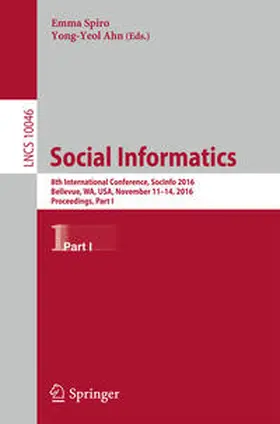 Spiro / Ahn | Social Informatics | E-Book | sack.de