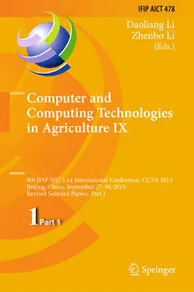 Li |  Computer and Computing Technologies in Agriculture IX | eBook | Sack Fachmedien