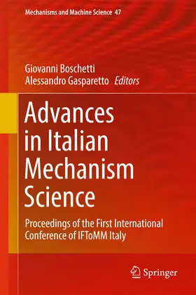 Boschetti / Gasparetto |  Advances in Italian Mechanism Science | eBook | Sack Fachmedien