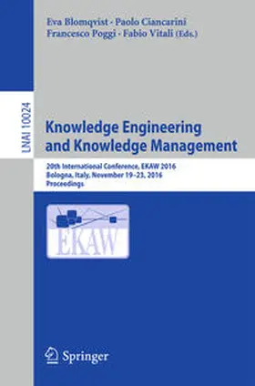 Blomqvist / Ciancarini / Poggi | Knowledge Engineering and Knowledge Management | E-Book | sack.de