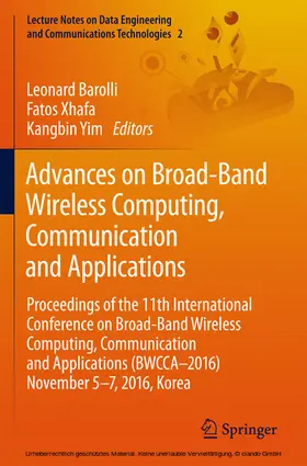Barolli / Xhafa / Yim | Advances on Broad-Band Wireless Computing, Communication and Applications | E-Book | sack.de